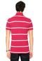 Camisa Polo Tommy Hilfiger Listrada Rosa/Branca - Marca Tommy Hilfiger