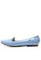 Slipper Beira Rio Verniz Azul - Marca Beira Rio