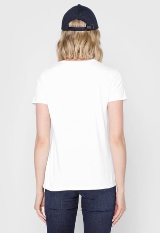 Camiseta Tommy Jeans Logo Branca