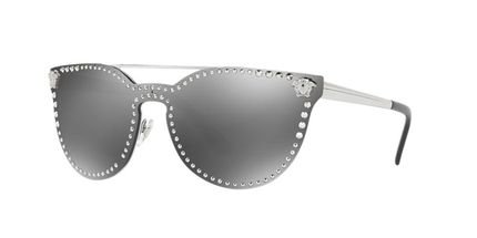 Óculos de Sol Versace Gatinho VE2177 Feminino Prata - Marca Versace