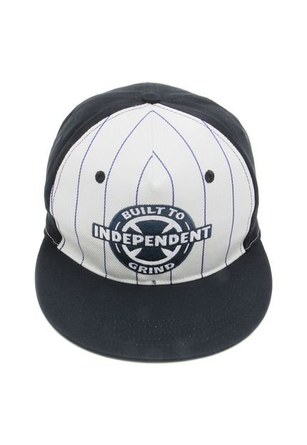 Boné Independent Snapback Btg Hat Branco/Azul - Marca Independent