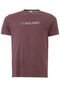 Camiseta Calvin Klein Flamê Vinho - Marca Calvin Klein