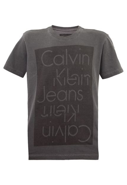 Camiseta Calvin Klein Kids Cinza - Marca Calvin Klein Kids