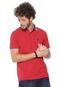 Camisa Polo Cavalera Reta Listras Vermelha - Marca Cavalera