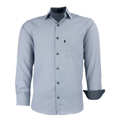 Camisa  Manga Longa Classica Original Amil microleve Anakin Prata - Marca Amil