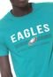 Camiseta New Era Philadelphia Eagles Verde - Marca New Era