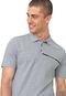 Camisa Polo Calvin Klein Jeans Reta Logo Cinza - Marca Calvin Klein Jeans