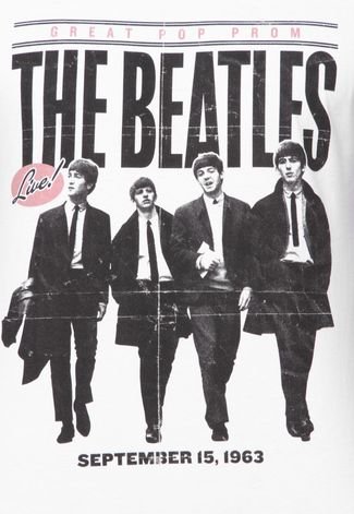 Camiseta bandUP! The Beatles Branca