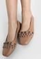 Sapatilha Forever 21 Tiras Spikes Bege - Marca Forever 21