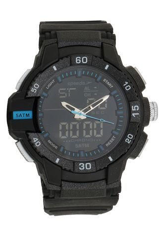 Relógio Speedo 81167G0EVNP2 Preto/Azul