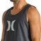 Regata Hurley Icon Oversize SM25 Masculina Mescla Preto - Marca Hurley