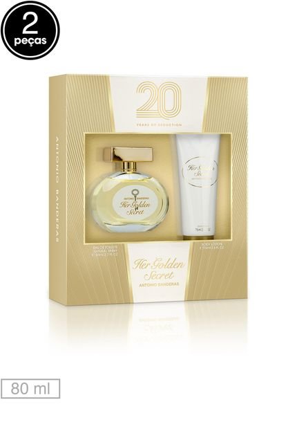 Kit 2pçs Perfume Antonio Banderas Her Golden Secret - Marca Antonio Banderas