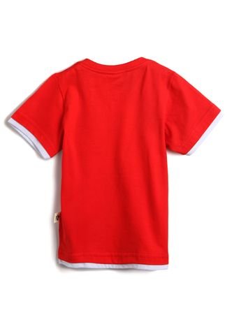 Camiseta Andritex Menino Estampa Vermelha