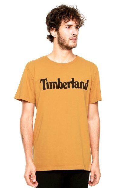 Camiseta Timberland Signature Amarela - Marca Timberland