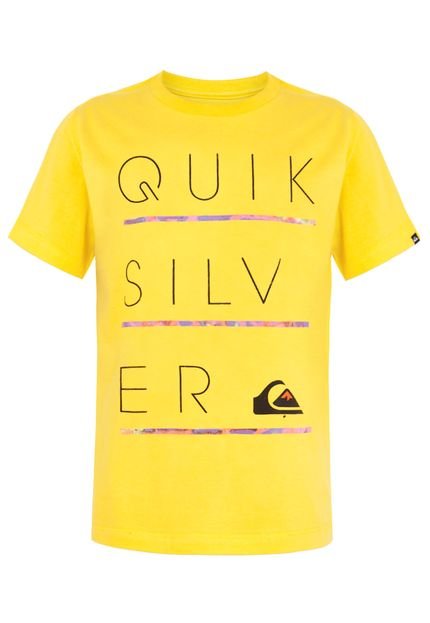 Camiseta Quiksilver Juvenil Glasglow Amarela - Marca Quiksilver