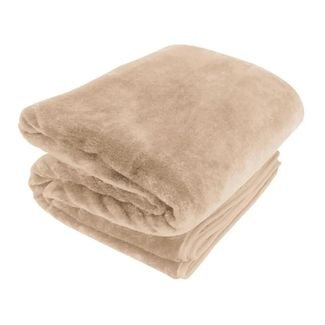 Cobertor Casal Jolitex Kyor Plus Bege 1,80x2,20