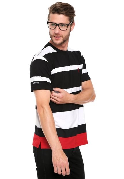 Camiseta Aleatory Listras Preta - Marca Aleatory