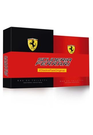 Kit Perfume Ferrari Fragrances Black Ferrari 75ml