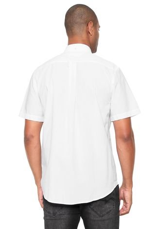 Camisa Tommy Hilfiger Regular Fit Bolso Branca
