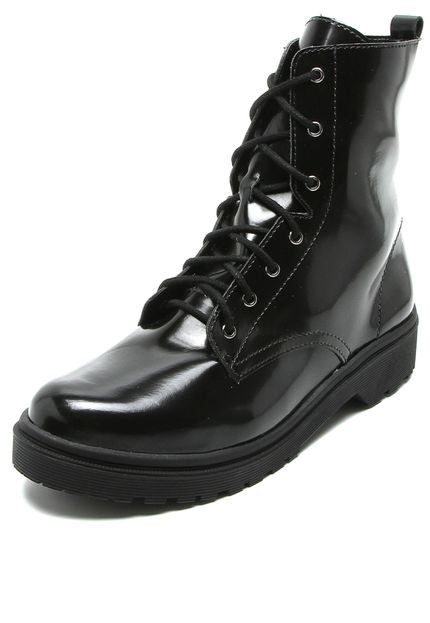 Bota Mixage Verniz Preto - Marca Mixage