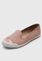 Slipper Moleca Ponta Verniz Rosa - Marca Moleca