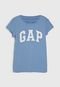 Blusa Infantil GAP Logo Azul - Marca GAP