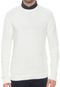 Suéter Calvin Klein Tricot Desenho Assimétrico Off-White - Marca Calvin Klein