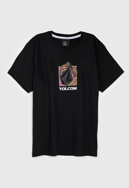 Camiseta Volcom Infantil Estampada Preta - Marca Volcom
