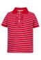 Camisa Polo Tommy Hilfiger Stripes Vermelha - Marca Tommy Hilfiger