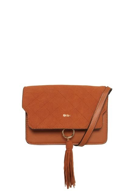 Bolsa Transversal Gash Tassel Caramelo - Marca Gash