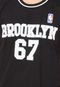 Regata NBA Retrô Brooklyn Preta - Marca NBA