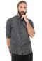 Camisa Colcci Slim Padronagem Grafite - Marca Colcci