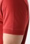 Camisa Polo Aramis Reta Gola Canelada Vermelha - Marca Aramis