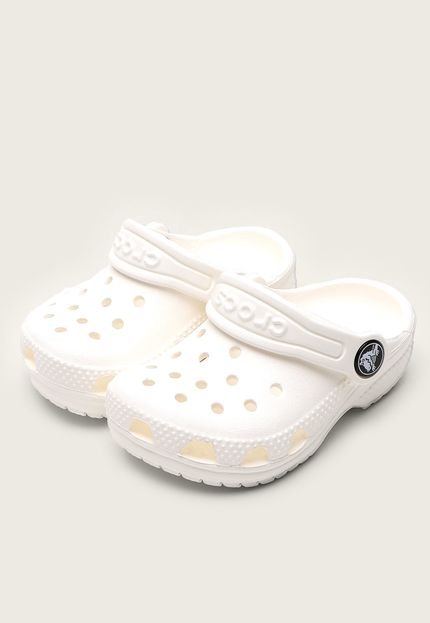 Babuche Infantil Crocs Classic Clog Branco - Marca Crocs