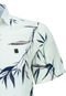 Camisa Manga Curta Amil Floral Tecido Viscose Comfort 1770 Cor 16 - Marca Amil