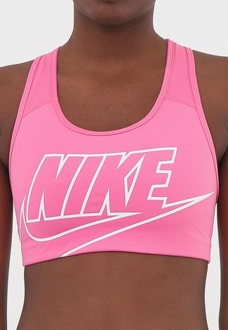 Top Nike Med Futura Bra Rosa - Compre Agora