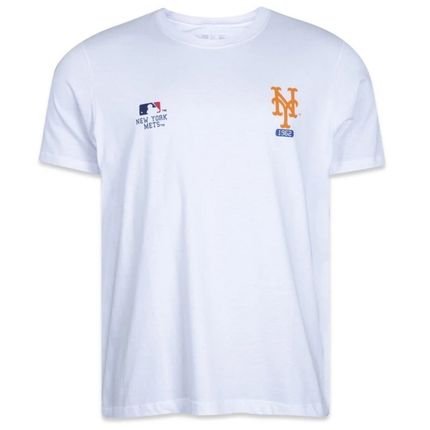Camiseta New Era Regular New York Mets Branco - Marca New Era