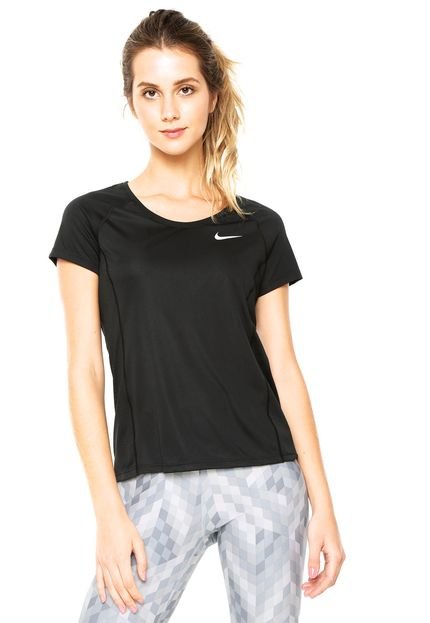 Camiseta Nike Dry Miler Top Crew Preta - Marca Nike