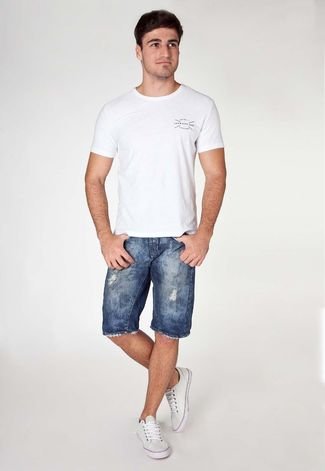 Camiseta Calvin Klein Jeans American Industry Branca