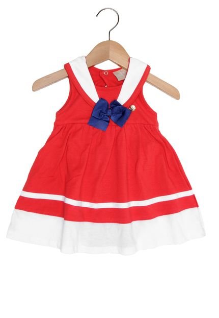 Vestido Milon Menina Vermelho - Marca Milon