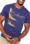 Camiseta Calvin Klein Jeans Estampada Azul - Marca Calvin Klein Jeans