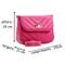 Bolsa Pequena Com Alça De Lado Regulável E Material Bordado De Alta Costura Pink - Marca WILLIBAGS