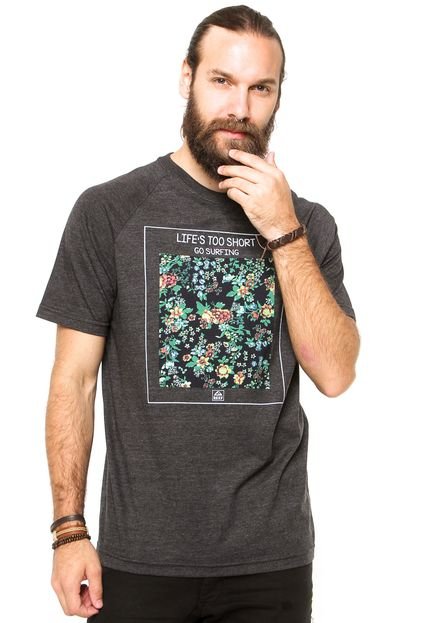Camiseta  Reef Atlantic Cinza - Marca Reef