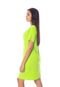 Vestido Moda Vício Camiseta Com Bolso Verde Lima - Marca Moda Vício
