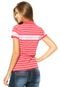 Camisa Polo Lacoste Striped Laranja - Marca Lacoste