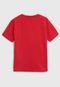 Camiseta Kyly Infantil Dinossauro Vermelha - Marca Kyly