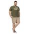 Bermuda Masculina Plus Size Sarja Twill Diametro Marrom - Marca Rovitex Plus Size