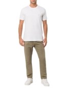 Camiseta Calvin Klein Masculina Meia Malha Basica CK Branca - Marca Calvin Klein