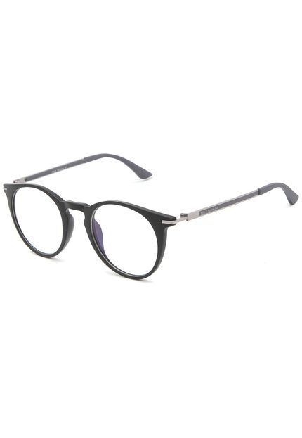 Óculos de Grau Polo London Club Redondo Preto/Cinza - Marca PLC