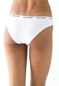 Kit 2pçs Calcinha Inspira Tanga Logo Preta - Marca Calvin Klein Underwear